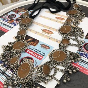 Afghan Brown Stone Belly Belt, Boho Belt, Belly Chains, Tribal Dance Belt,